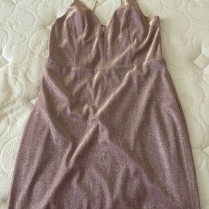 Sparkly holographic dress